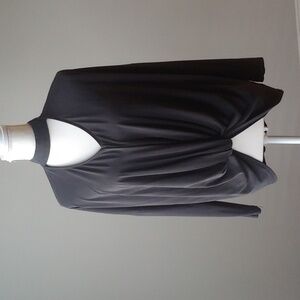 She + Sky | High Neck Longsleeved Tied Top